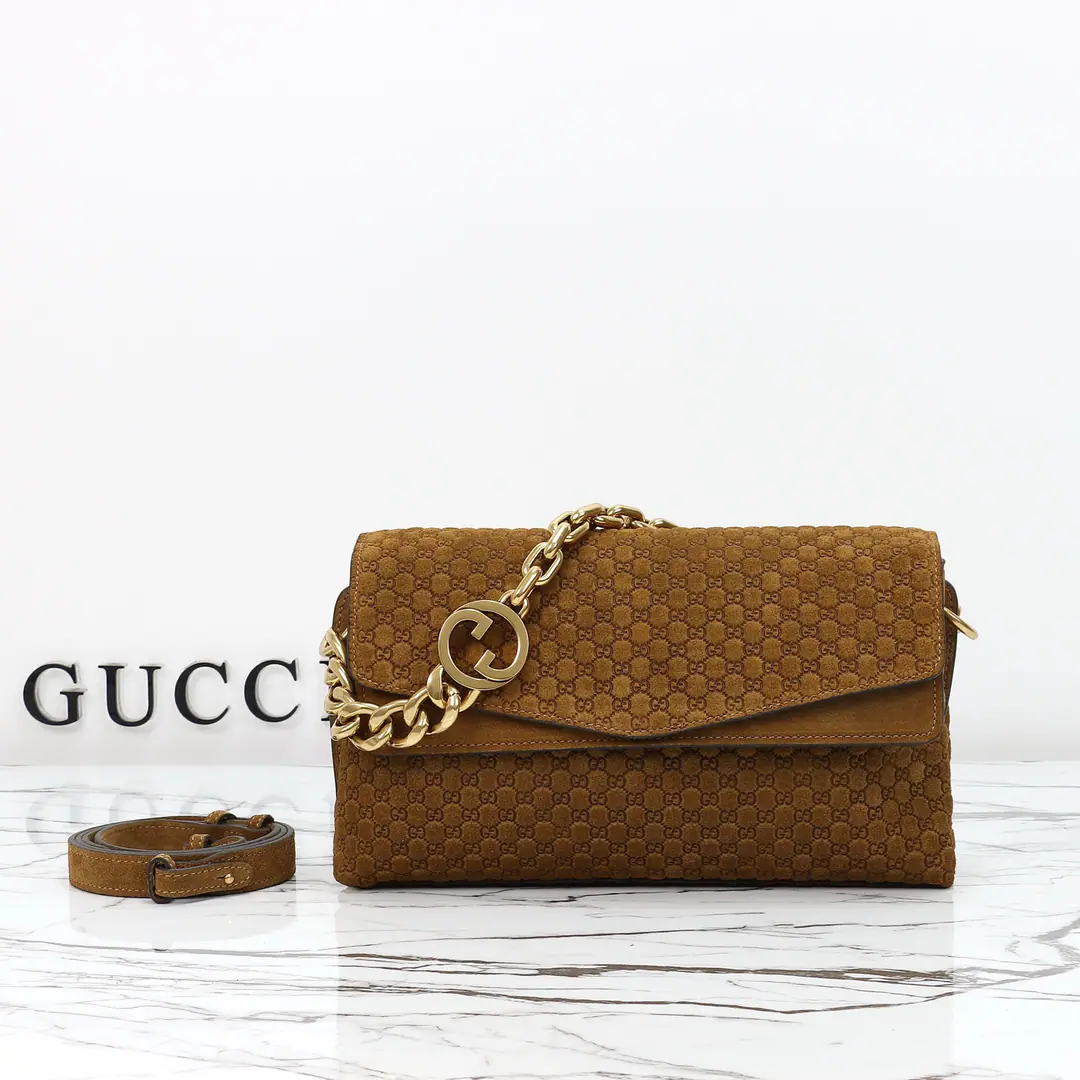 🌟🌟GUCCICounter Quality, Original factory skin, Paragraph857622Brown sand.🎈🎈🎈Dimensions: Kuan28xHigh16xSide Wide7cm. 🎉🎉🎉Out-of-pocket shipment！