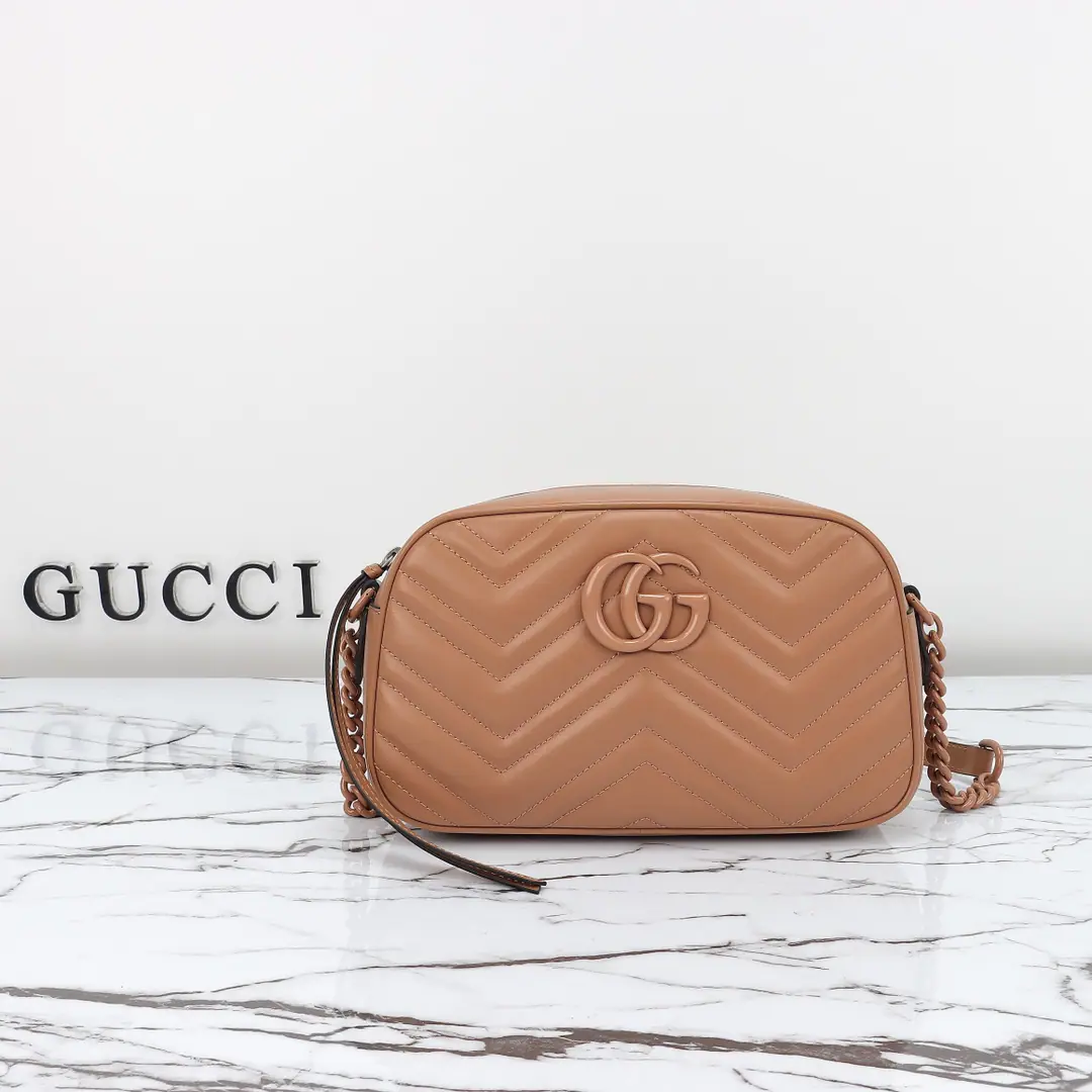 🌟🌟GUCCICounter Quality, Original factory skin, Paragraph447632Rose rice.🎈🎈🎈Dimensions: Kuan24xHigh13xSide Wide7cm. 🎉🎉🎉Out-of-pocket shipment！