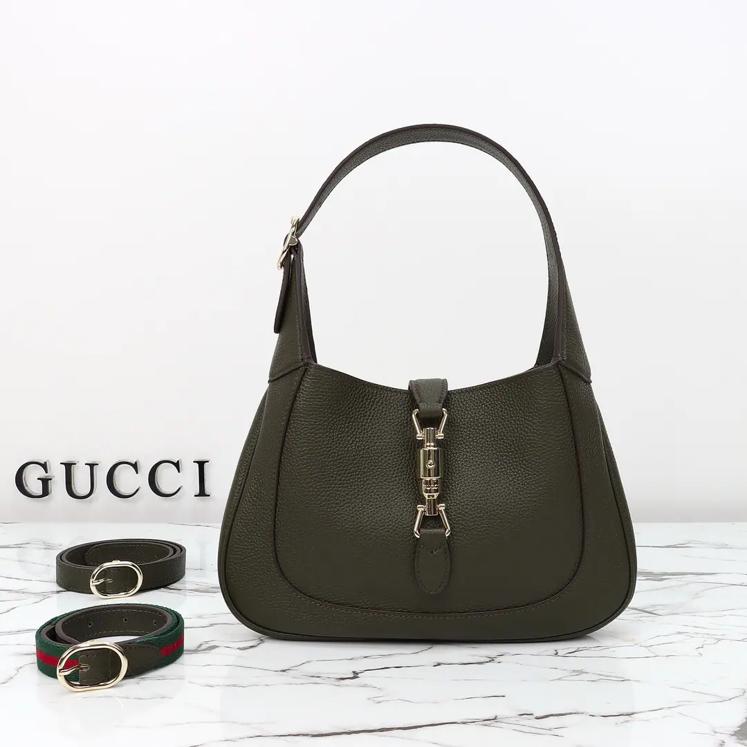 🌟🌟GUCCICounter Quality, Original factory skin, Paragraph810232Green leather branches.🎈🎈🎈Dimensions: Kuan27.5xHigh19xSide Wide4cm. 🎉🎉🎉Out-of-pocket shipment！