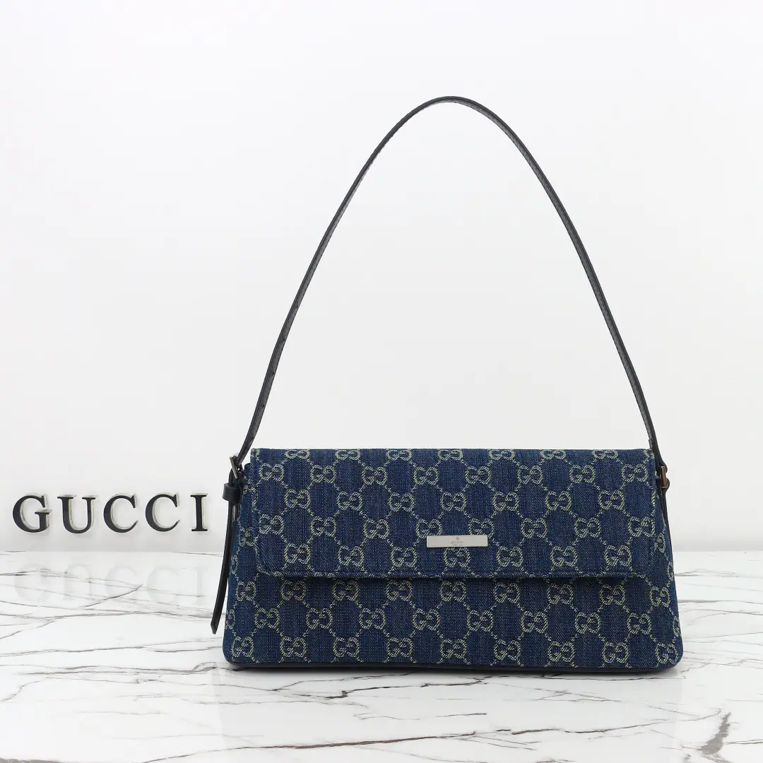 🌟🌟GUCCICounter Quality, Original factory skin, Paragraph874744Blue Cowboy.🎈🎈🎈Dimensions: Kuan31xHigh13xSide Wide11.5cm. 🎉🎉🎉Out-of-pocket shipment！