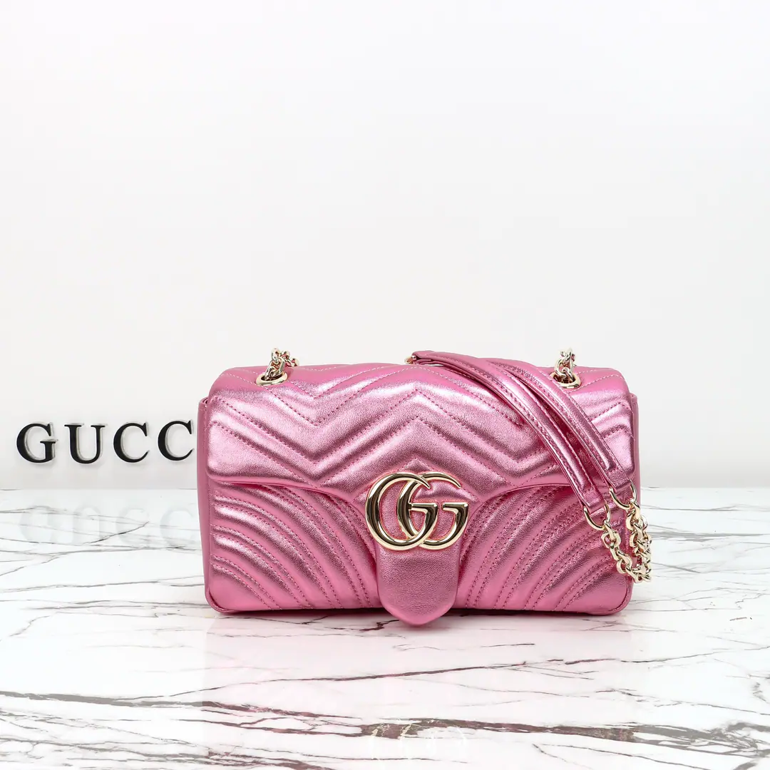 🌟🌟GUCCICounter Quality, Original factory skin, Paragraph837267Powder./Lamb skin.🎈🎈🎈Dimensions: Kuan26xHigh15xSide Wide7cm. 🎉🎉🎉Out-of-pocket shipment！