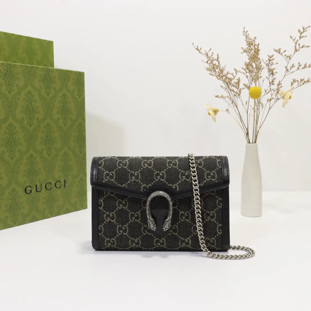 🌟🌟GUCCICounter Quality, Original factory skin, Paragraph401231Cowboy.🎈🎈🎈Dimensions: Kuan20xHigh13xSide Wide6cm. 🎉🎉🎉Out-of-pocket shipment！