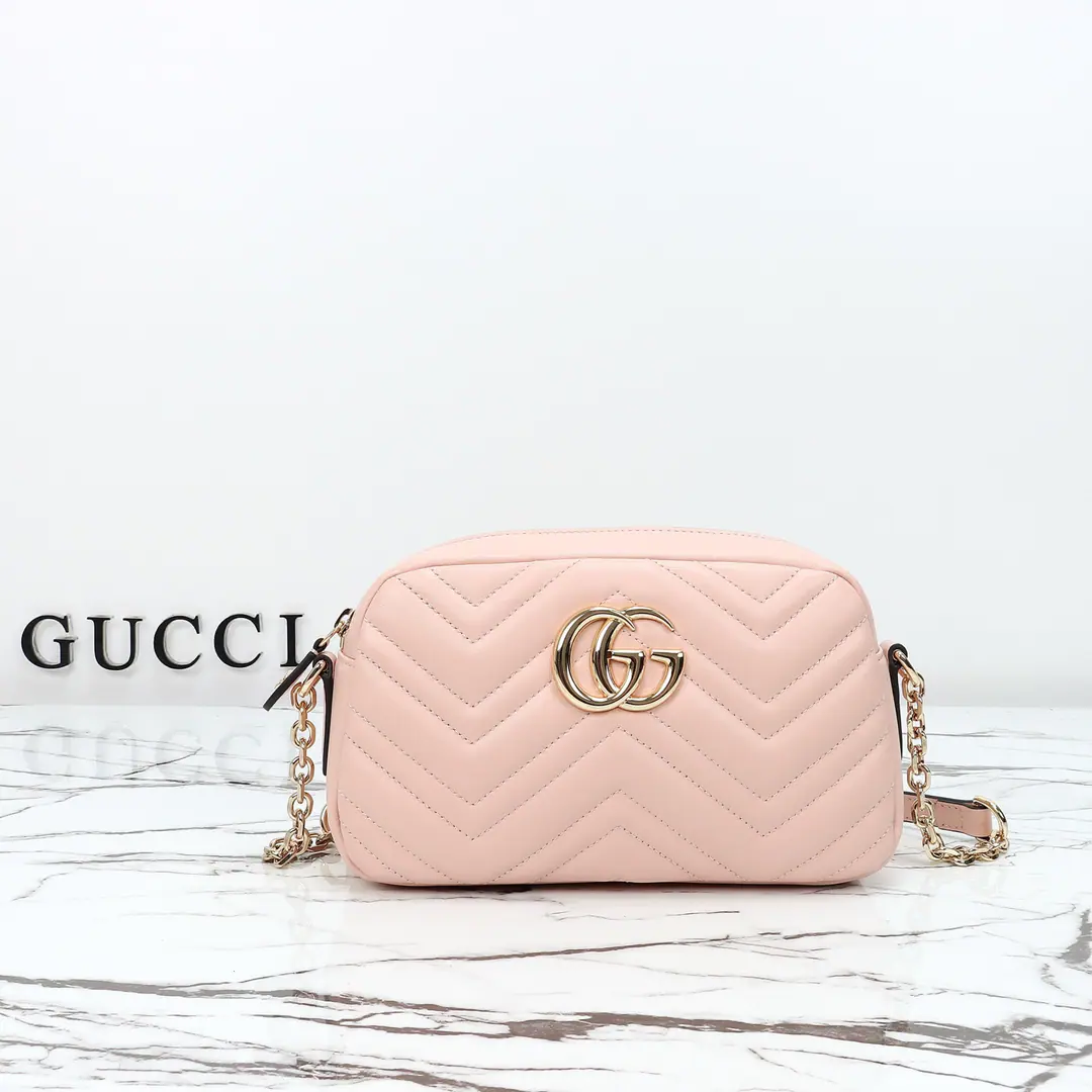 🌟🌟GUCCICounter Quality, Original factory skin, Paragraph855273Pink.🎈🎈🎈Dimensions: Kuan24xHigh13xSide Wide7cm. 🎉🎉🎉Out-of-pocket shipment！