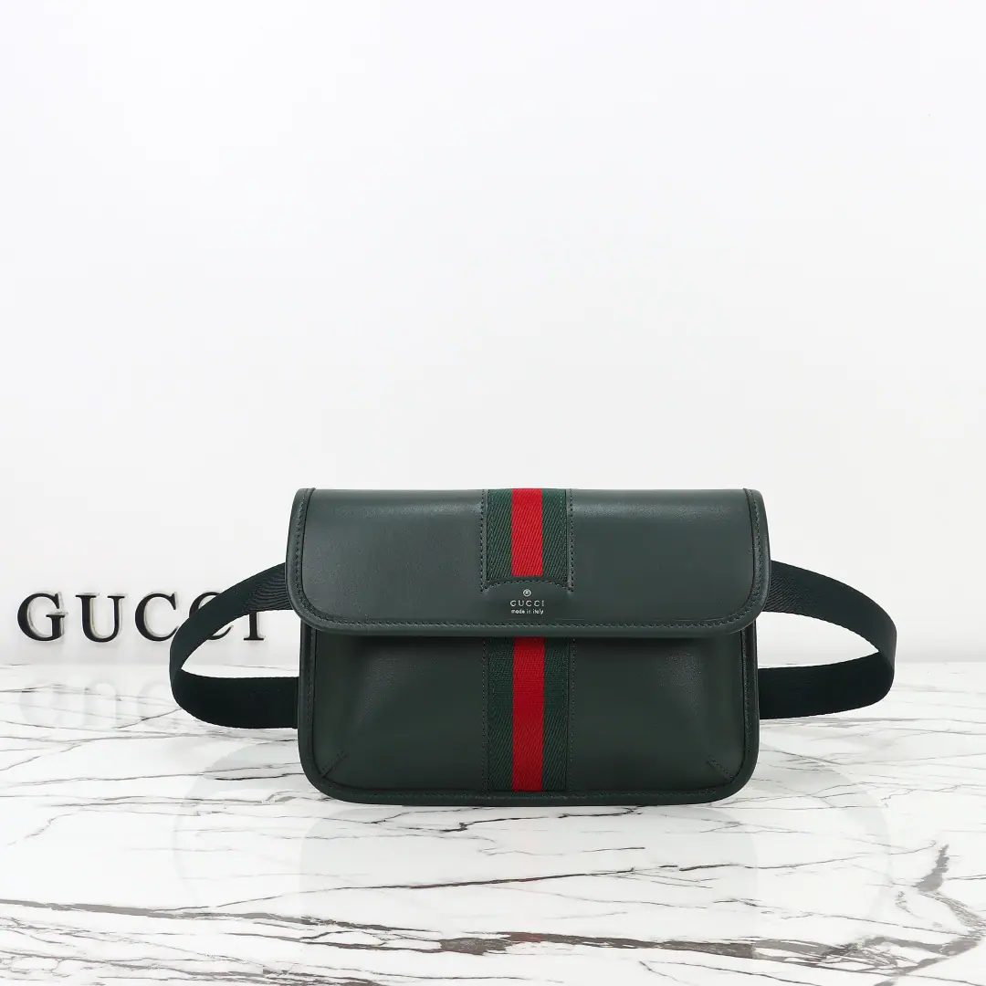🌟🌟GUCCICounter Quality, Original factory skin, Paragraph867032Green leather.🎈🎈🎈Dimensions: Kuan24xHigh17xSide Wide3.5cm. 🎉🎉🎉Out-of-pocket shipment！