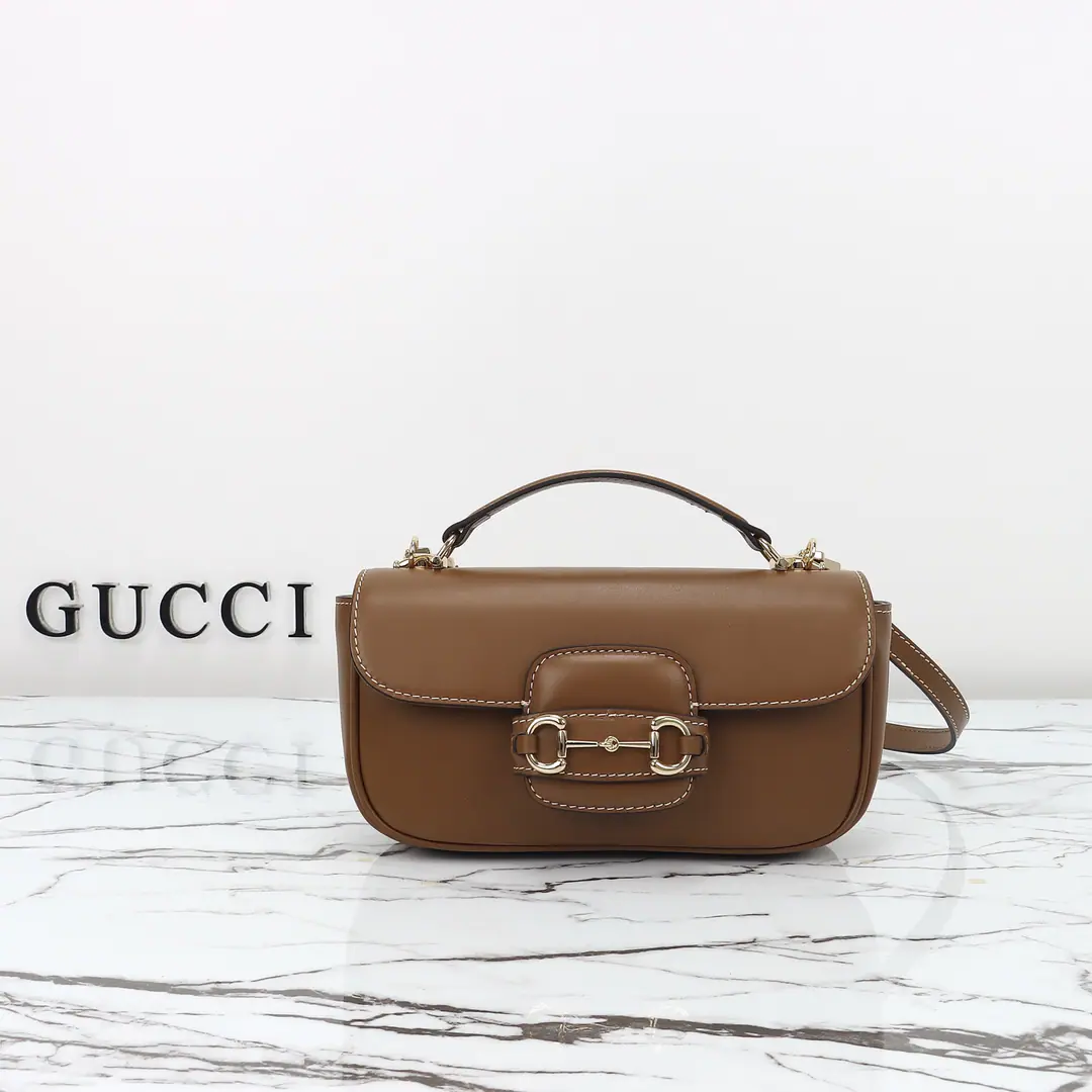 🌟🌟GUCCICounter Quality, Original factory skin, Paragraph815206Brown leather.🎈🎈🎈Dimensions: Kuan22.5xHigh12.5xSide Wide5.5cm. 🎉🎉🎉Out-of-pocket shipment！