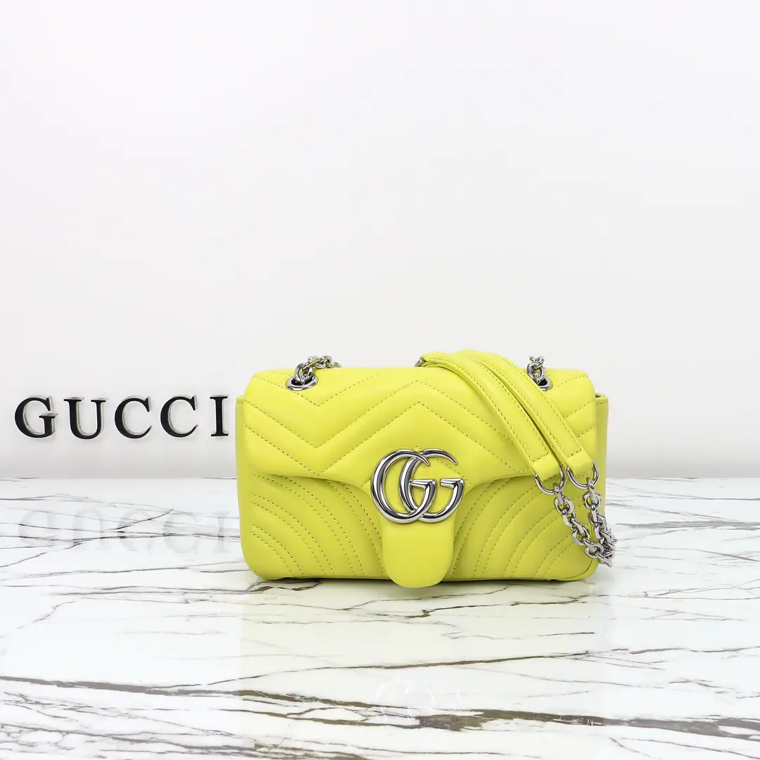 🌟🌟GUCCICounter Quality, Original factory skin, Paragraph837280Yellow🎈🎈🎈Dimensions: Kuan22xHigh12.5xSide Wide6cm. 🎉🎉🎉Out-of-pocket shipment！