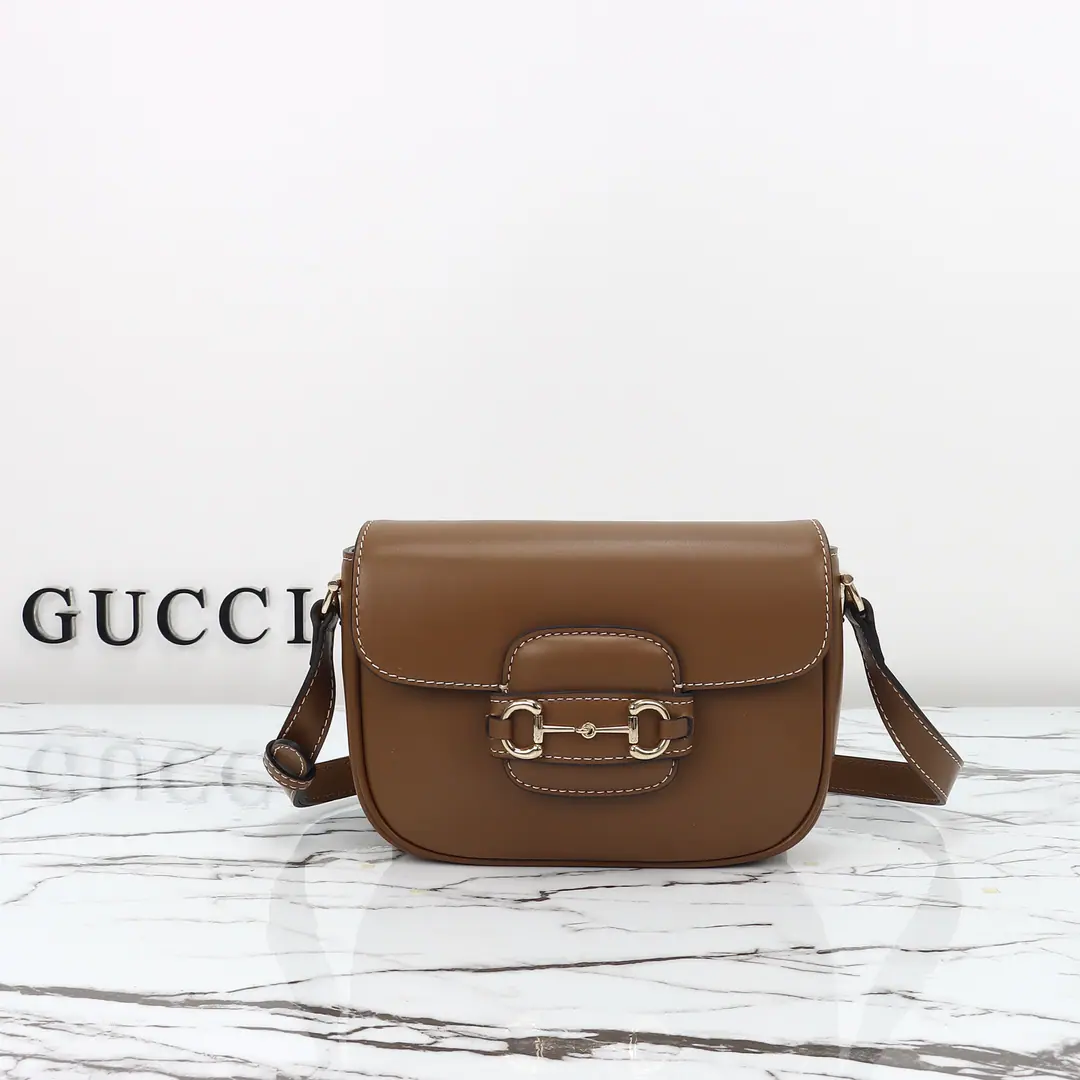 🌟🌟GUCCICounter Quality, Original factory skin, Paragraph815205Brown leather.🎈🎈🎈Dimensions: Kuan20xHigh14.5xSide Wide5cm. 🎉🎉🎉Out-of-pocket shipment！