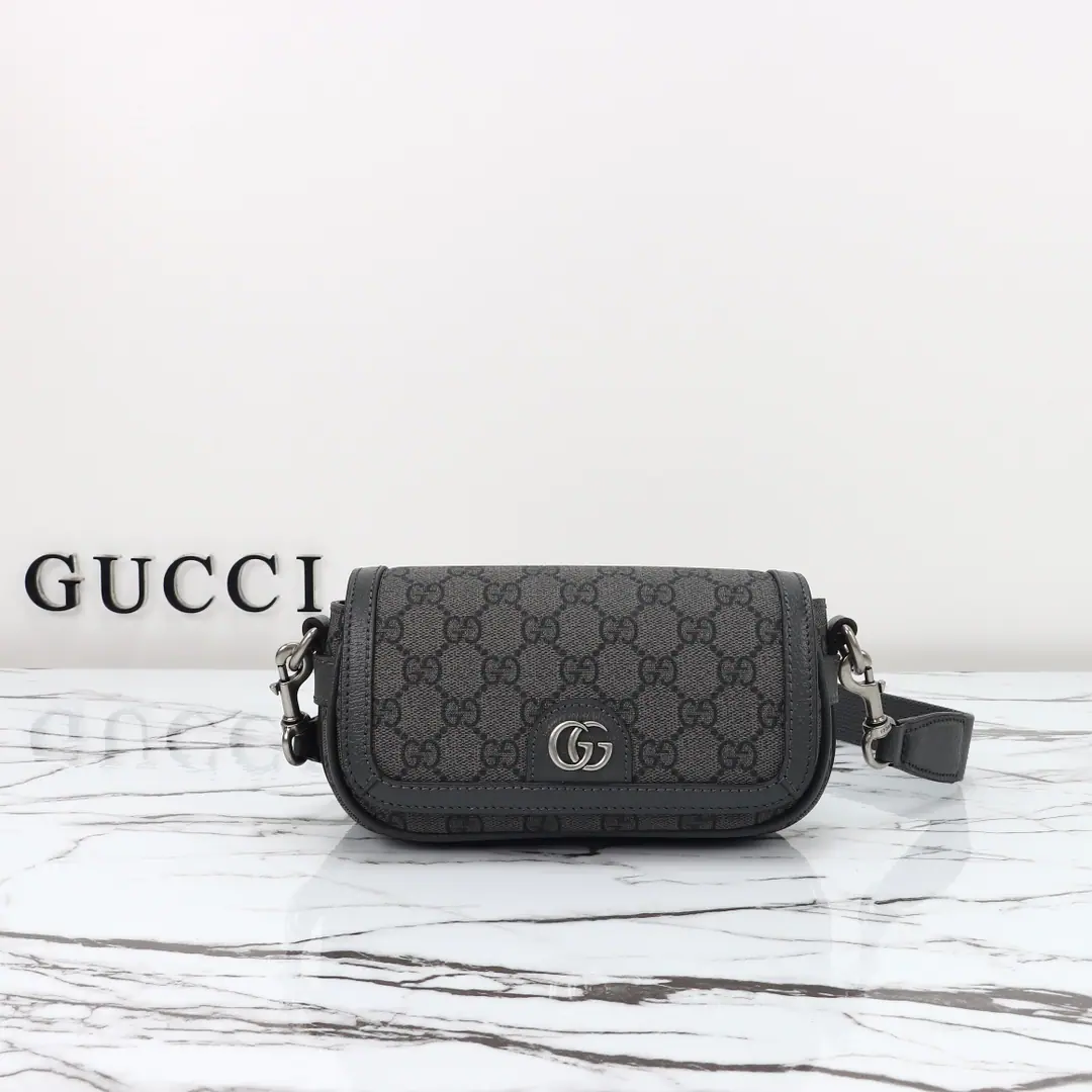 🌟🌟GUCCICounter Quality, Original factory skin, Paragraph795466Grey glue🎈🎈🎈Dimensions: Kuan18.5xHigh10xSide Wide5.5cm. 🎉🎉🎉Out-of-pocket shipment！