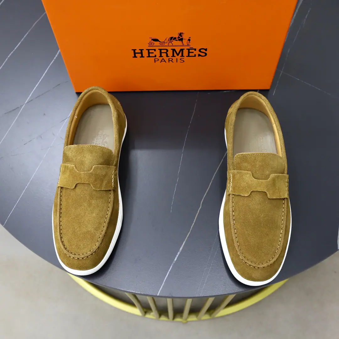 Get out of the factory. I'm in love with you, Max.Hermès ⚠️High-end man driving., One foot stomping series ⚠️38-44（45Make a reservation.） ⚠️Skins.！Soft and thick.！It's made in sheep's skin.！Rubber plate-based smooth-for-the-mill grinding！Stereopacking process！Fashion Classic！Handicrafts！It's a single high quality.！Compare as you wish！
