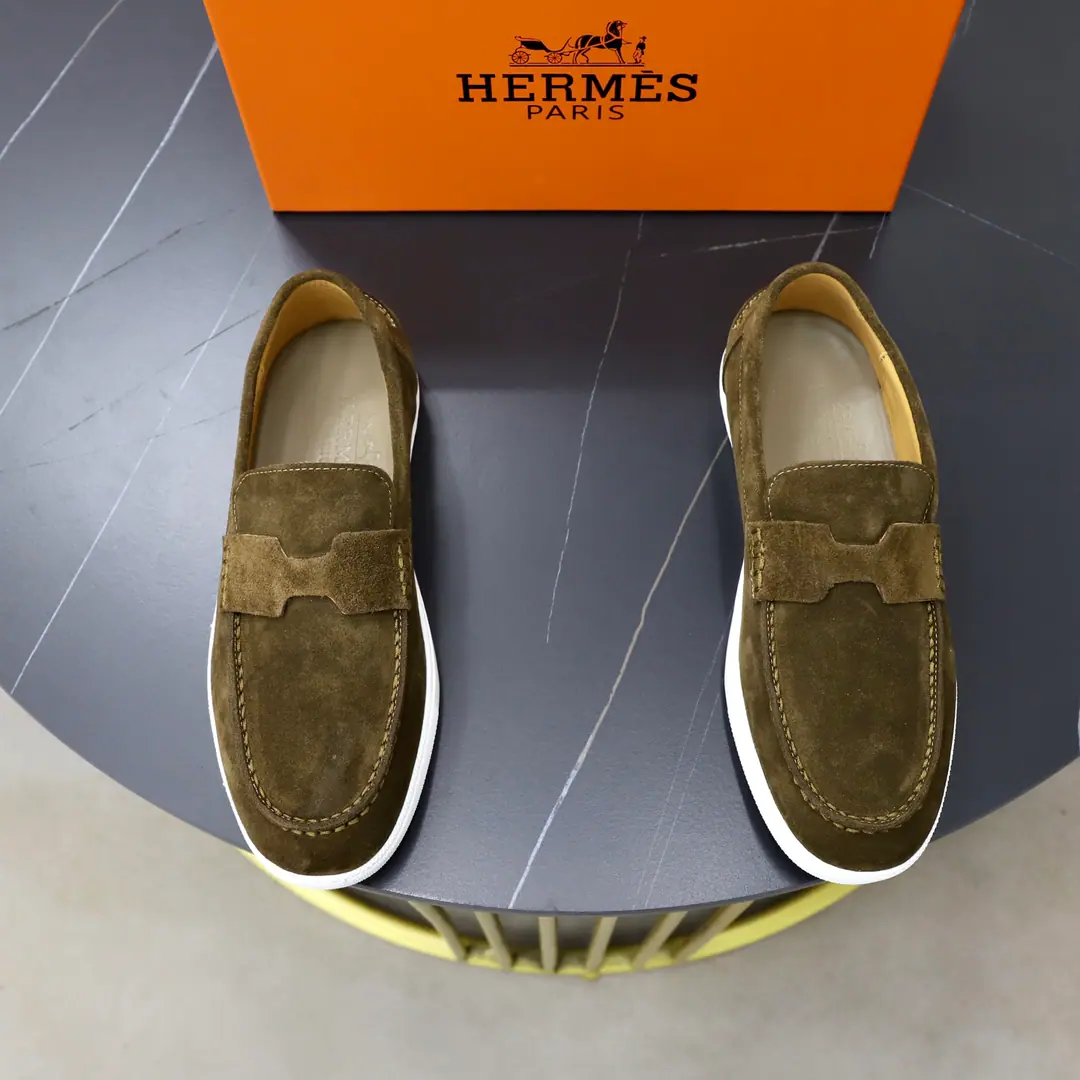 Get out of the factory. I'm in love with you, Max.Hermès ⚠️High-end man driving., One foot stomping series ⚠️38-44（45Make a reservation.） ⚠️Skins.！Soft and thick.！It's made in sheep's skin.！Rubber plate-based smooth-for-the-mill grinding！Stereopacking process！Fashion Classic！Handicrafts！It's a single high quality.！Compare as you wish！