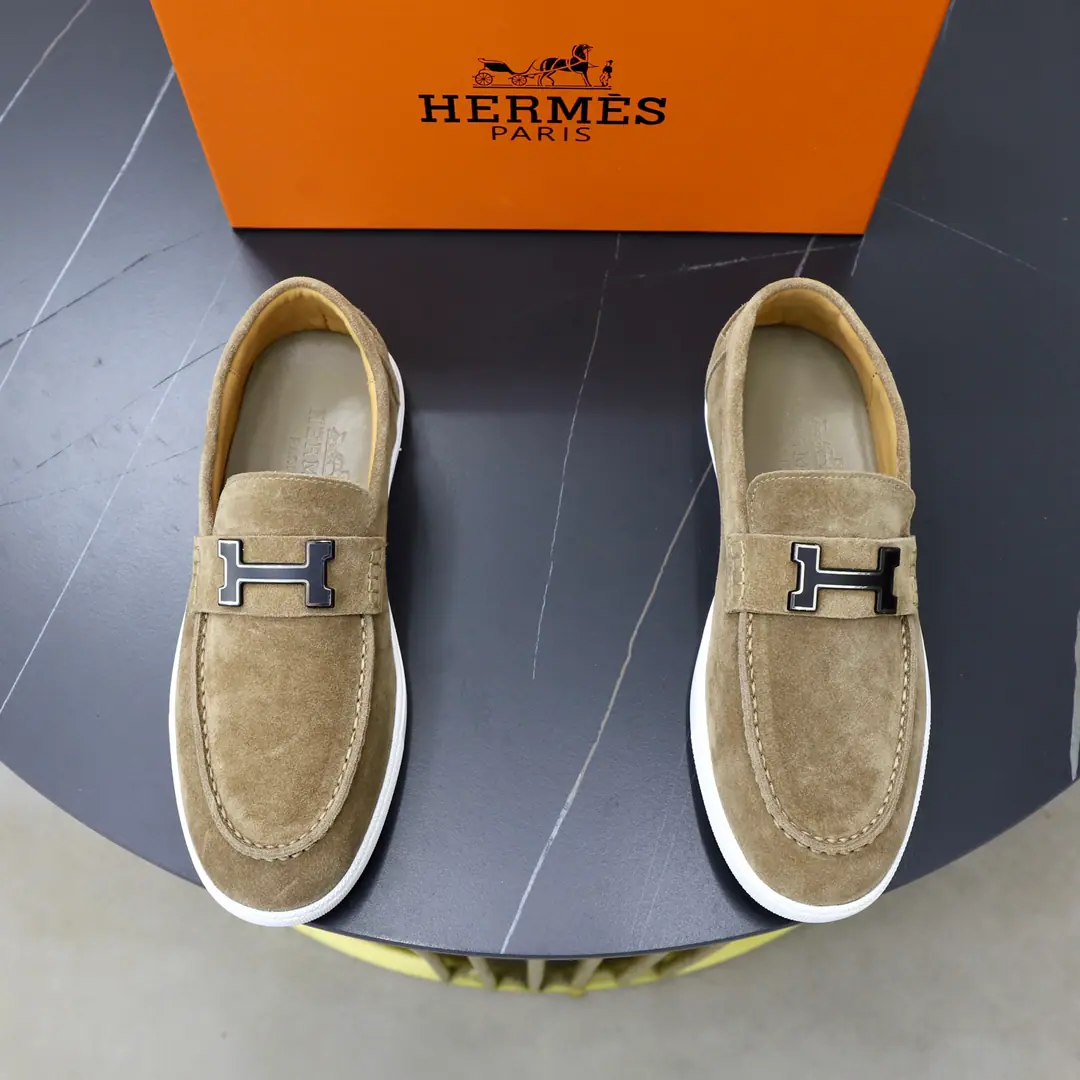 Get out of the factory. I'm in love with you, Max.Hermès ⚠️High-end man driving., One foot stomping series ⚠️38-44（45Make a reservation.） ⚠️Skins.！Soft and thick.！It's made in sheep's skin.！Rubber plate-based smooth-for-the-mill grinding！Stereopacking process！Fashion Classic！Handicrafts！It's a single high quality.！Compare as you wish！