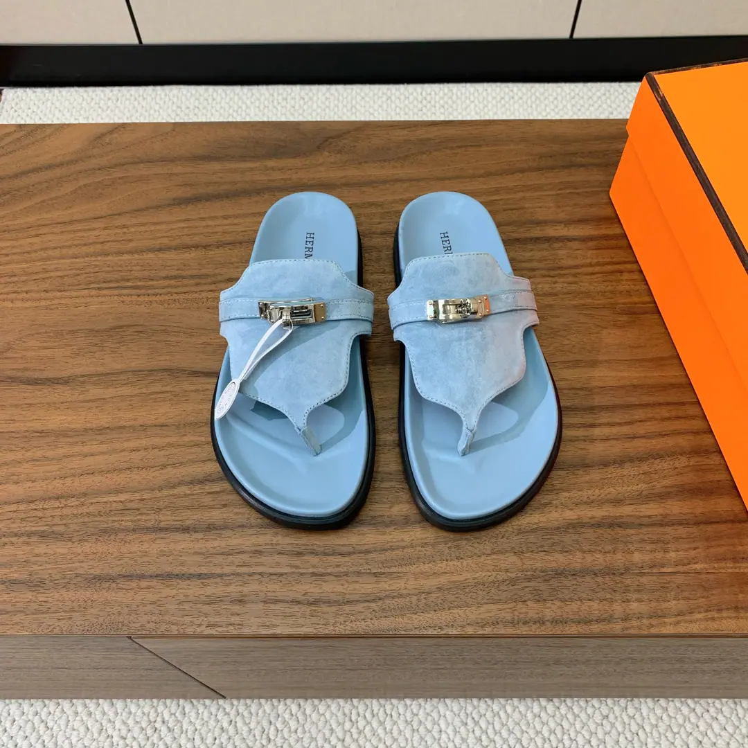 【Herm*s】Couples' Trails. The upper foot is so comfortable.！It's thick and cute.！Shoe-faced cow skin., Goki!. Shade it.TPUSlipboard Base（Part Colour Men Customise） Codes: Women35-41（40, 41Custom） Men40-46（45, 46Custom） Batch: （Men➕10）