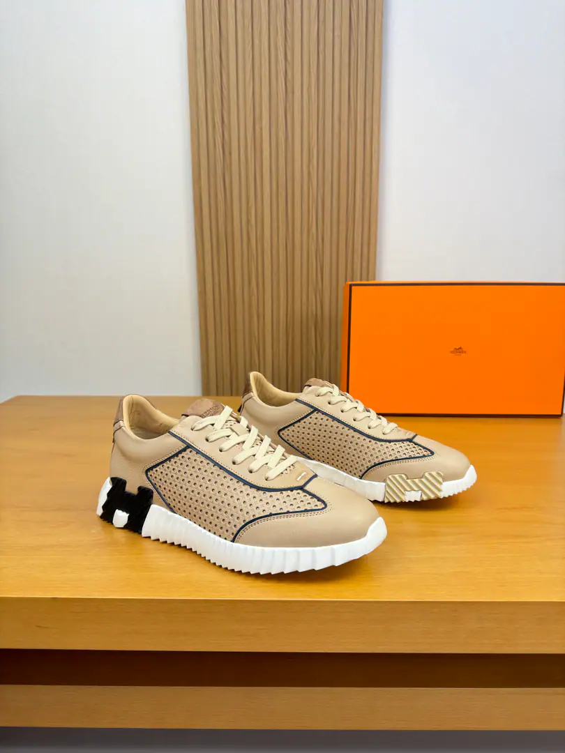 【 HERMES】I'm in love with you, Max. High-end quality Original List·Leisure sports shoes Shoe.: Original🔝Full-feather cow skin..Punjiry-shaped process, Shoe tongue..Back up..Air pressure brandlogo Uchi.: Water-tied cow skin. Otsumi!: It's so light.TPUBubbles·Rubber: Combination of double-coloured large bottom Super-high-quality control.·- I'm doing a little work.: Highlight(High-end·- How expensive.·Slot) Size: 39-44（38, 45, 46, Make a reservation.)·H5977