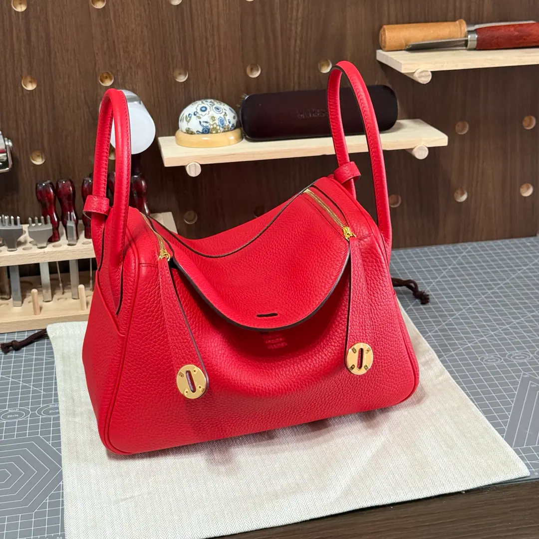 Lindy.26cm Flag Red Imports of former plants from FrancetcBullskins., Gold button., Advanced full manual custom‼️