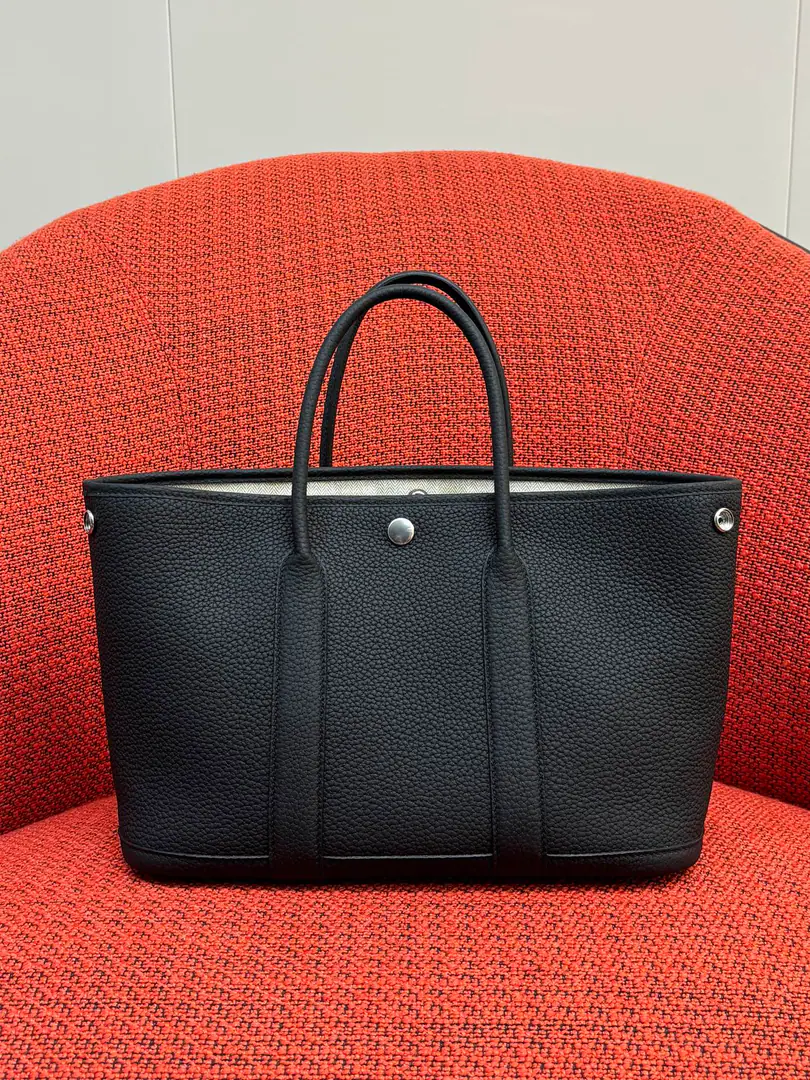 Garden Party Garden bag.30cm Dimensions NTogoFull skin. Hand-made sewing The first choice is for leisure commuters. 🉑 Black