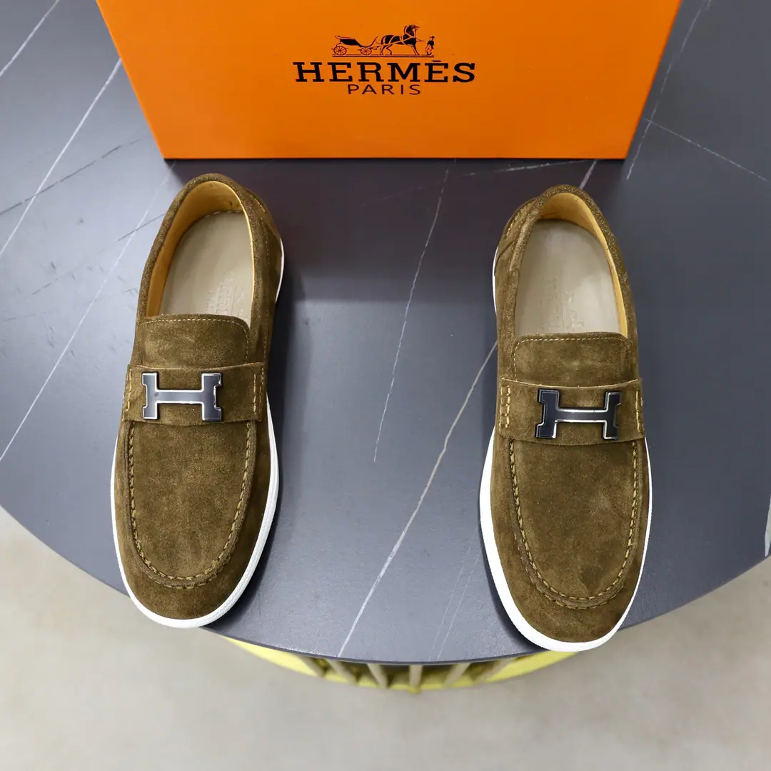 Get out of the factory. I'm in love with you, Max.Hermès ⚠️High-end man driving., One foot stomping series ⚠️38-44（45Make a reservation.） ⚠️Skins.！Soft and thick.！It's made in sheep's skin.！Rubber plate-based smooth-for-the-mill grinding！Stereopacking process！Fashion Classic！Handicrafts！It's a single high quality.！Compare as you wish！