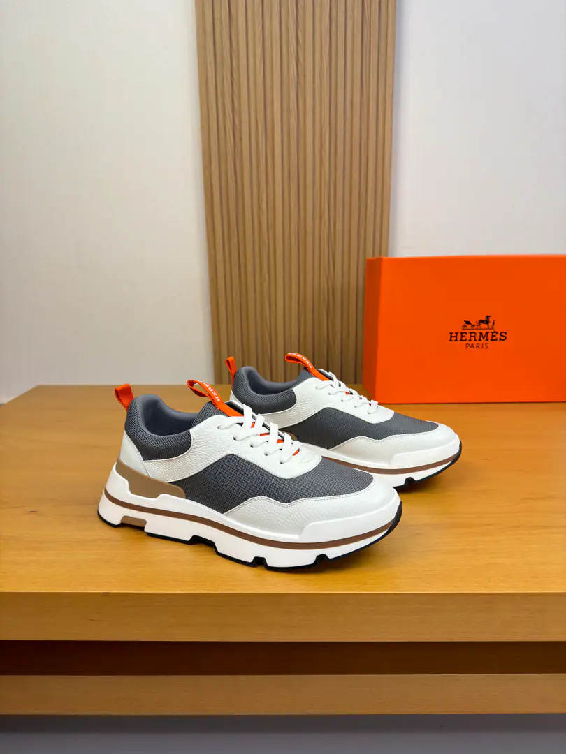 【 HERMES】I'm in love with you, Max. High-end quality Original List·Leisure sports shoes Shoe.: 🔝Skin of a stale calf., The brand of high-sight sails., Shoe tongue..Back up..BrandlogoWeaving Uchi.: Water-tied cow skin. Otsumi!: It's so light.TPUBubbles·Rubber. Double-coloured base Super-high-quality control.·- I'm doing a little work.: Highlight(High-end·- How expensive.·Slot) Size: 39-44（38, 45, Make a reservation.)·H0118