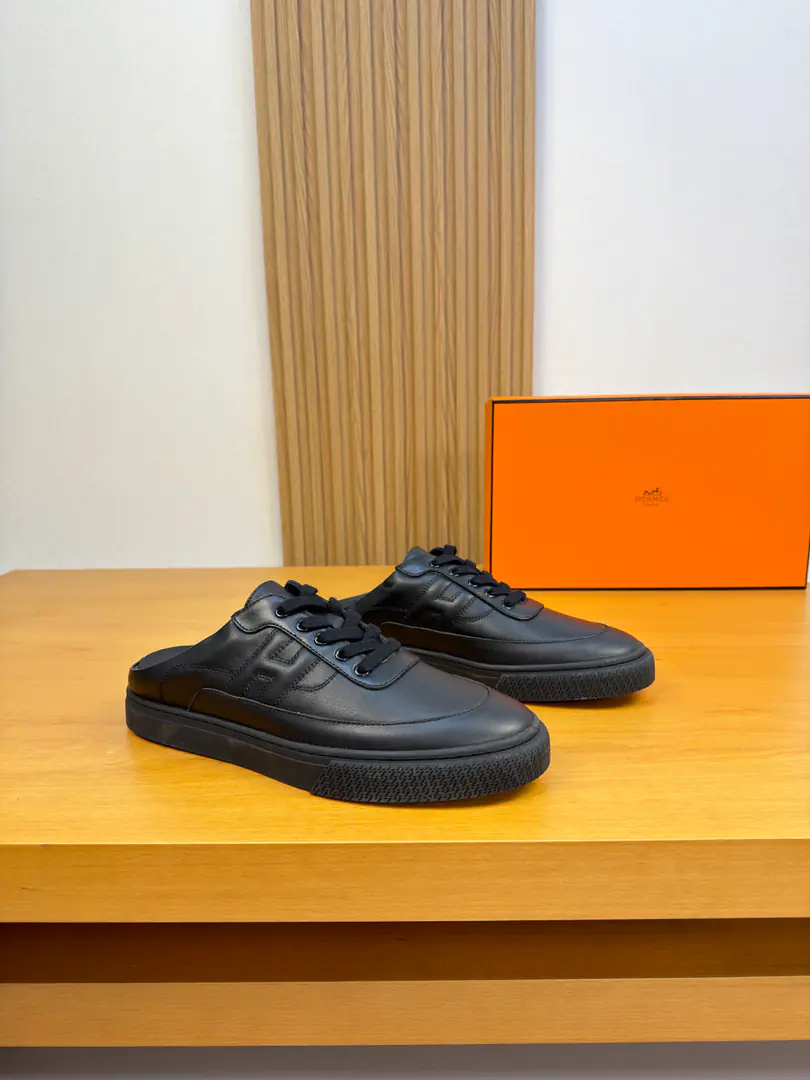 【 HERMES】I'm in love with you, Max. High-end quality Original List·Half-rollers for leisure sport Shoe.: Original🔝Napa Skin., Shoes..The brand of the car.‘H’Totem. Uchi.: Water-tied cow skin. Otsumi!: Ultra Light OriginalTPR.Rubber·Double-coloured base Super-high-quality control.·- I'm doing a little work.: Highlight(High-end·- How expensive.·Slot) Size: 39-44（38, 45, 46, Make a reservation.)·H0199