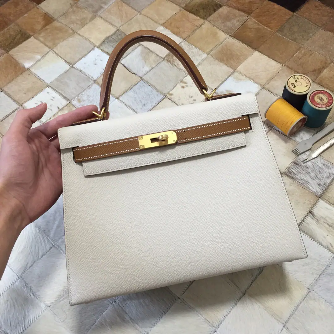 Kelly Kelly. 28cm The outer seams. A white white brown milk shake. epsomSkin Custom