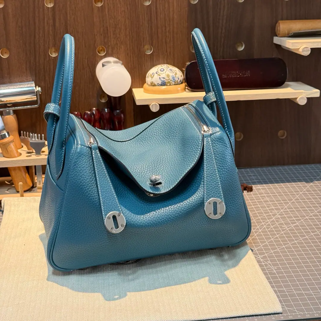 Lindy.26cm Cowboy Blue., Imports of former plants from FrancetcBullskins., Silver button., Advanced full manual custom‼️