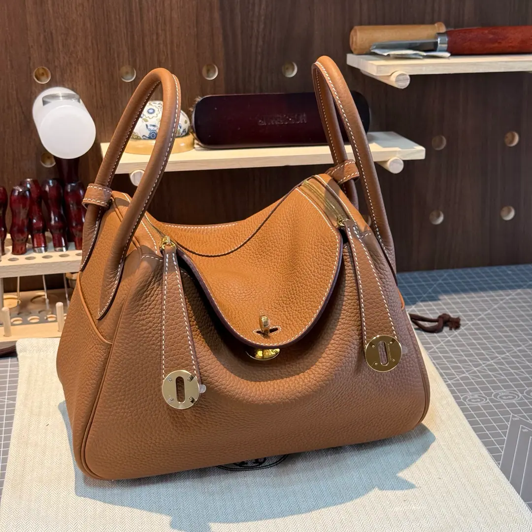 Lindy. 26cm Gold brown., Imports of former plants from FrancetcBullskins., Gold button., Advanced full manual custom‼️