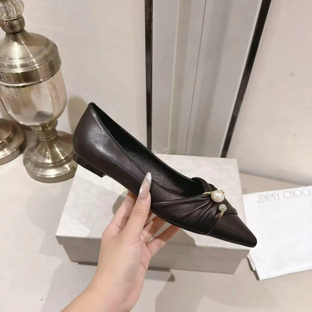 JIMMY CHOO Black flat
