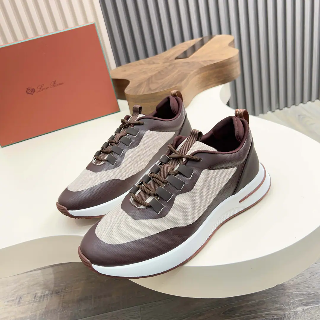 💋💍LP It's a new home. Loro Pian* Noyun.*- Hey, Jaya. Week End Walk Men's net-faced cattle swipes of leisure sneakers. Official sales price RMB, This sneakers is used. Storm System® Waterproof windproof. Wind Microfibre material made. The unique design of the central belt and the details of the fuzzy tan makes it a mess.. Signals of the veil and light cushions make it more comfortable., Light rubber soles and skating details enhance ground grab and stability, The high-capacity design detail has enhanced the sports style of the shoes.. Kummel The skin of the rubber shoes is made of light materials.: This configuration ensures proper weight distribution in walking., Increase in shock and resilience A little heat-a-plated decoration behind the shoes and the shoes. Make the weights more even, Take off the load between the steps. The leather eye is fixed straight on the sole of the shoe., To ensure stability Back with a cushion., To improve your comfort., The cabinet is full packaging and sale. Multi-Currently Optional！ Standard cabinet number: 39～44# （38.45.46.47🉑I'll make sure I don't change it.） Batch