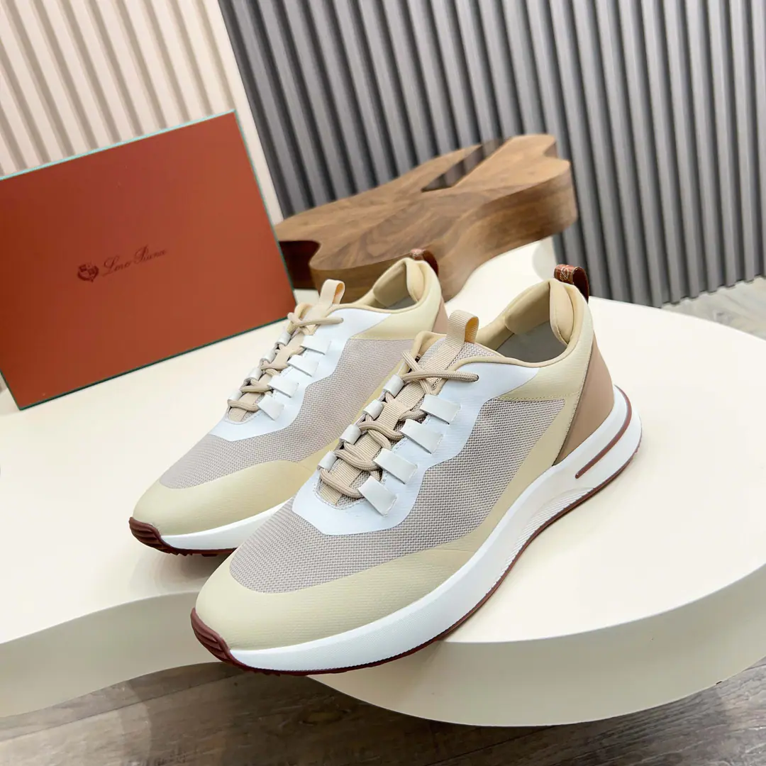 💋💍LP It's a new home. Loro Pian* Noyun.*- Hey, Jaya. Week End Walk Men's net-faced cattle swipes of leisure sneakers. Official sales price RMB, This sneakers is used. Storm System® Waterproof windproof. Wind Microfibre material made. The unique design of the central belt and the details of the fuzzy tan makes it a mess.. Signals of the veil and light cushions make it more comfortable., Light rubber soles and skating details enhance ground grab and stability, The high-capacity design detail has enhanced the sports style of the shoes.. Kummel The skin of the rubber shoes is made of light materials.: This configuration ensures proper weight distribution in walking., Increase in shock and resilience A little heat-a-plated decoration behind the shoes and the shoes. Make the weights more even, Take off the load between the steps. The leather eye is fixed straight on the sole of the shoe., To ensure stability Back with a cushion., To improve your comfort., The cabinet is full packaging and sale. Multi-Currently Optional！ Standard cabinet number: 39～44# （38.45.46.47🉑I'll make sure I don't change it.） Batch