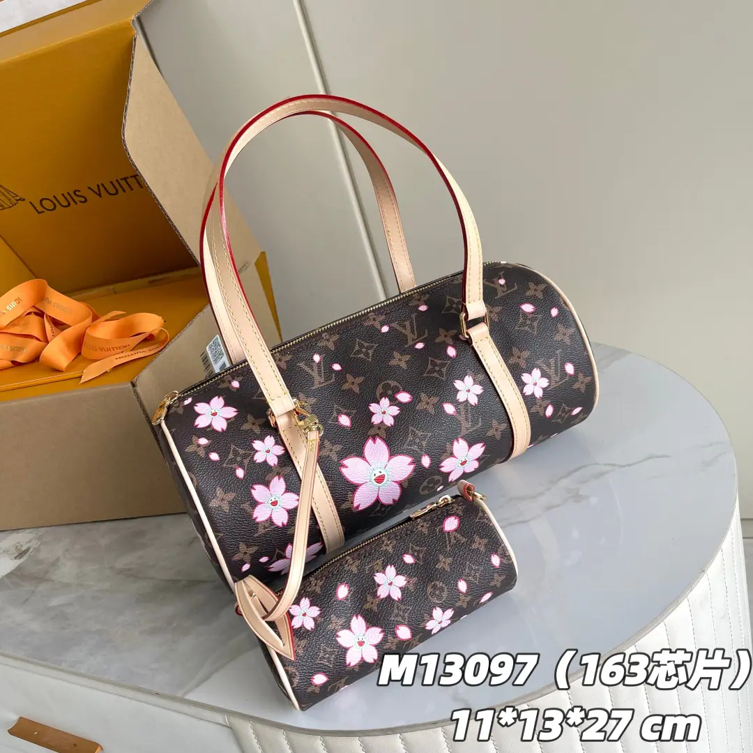 【 C01 Chip version】 Internal pricesP Paragraph: M13097 Original List Enhancement💪【I'm taking a background picture.】Paragraph Papillon The handbag. Monogram Shapes of horizontal cylinders on top of paint canvas and leather, And tactfully connects its pocket version with metal.. Louis Vuitton. x The village's re-engineer series. Cherry Blossom The pattern is so bright., The stun straps show the untied shape.. 11 x 13 x 27 centimetres (High x Kuan x Length)
