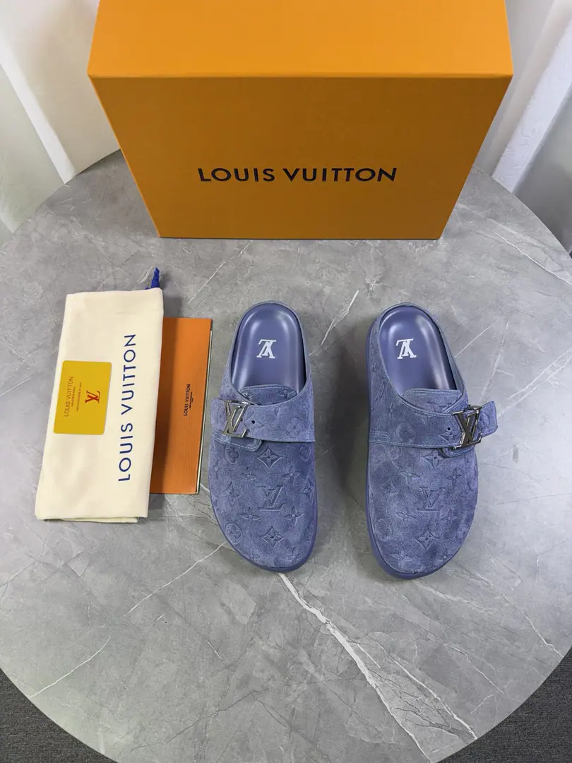 👱 Series slippers Half bag tow. louisvuitt…on fw. new arrival～ L…v aspen Water table slippers LHome.2026Spring-Hippaken slippers.🆕New Classicmonogram Bulb material from the bottom, The thicker floor is full of comfort.💯 Full gain.💯 The inside sheep. size 38-46（45 46No re-election.）