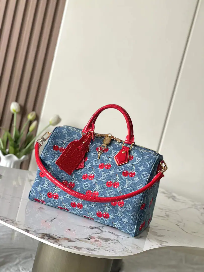 【Outside Haiwon‬Single A home of the truth.‬Shoot.】Half SteelMB cChip version original factory skin】 Paragraph Speedy18BandoulièreHandbag. Model: N86762Cowboy. Dimensions: 18 x 12 x10 cm