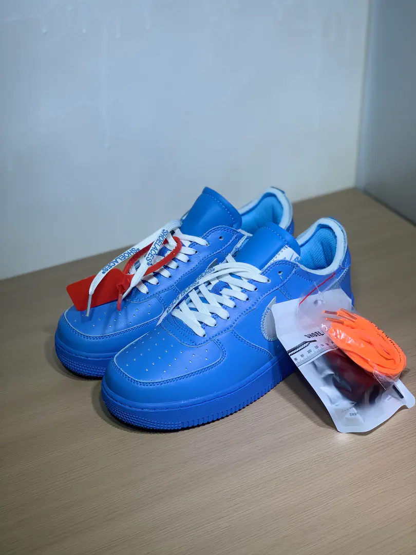 Minoru. OFF-White xNike Air Force1MCAArt Gallery“Blue”The same-sex fashion. Blue. The cargo.: CI1173 Size: 36-46/Half a yards.