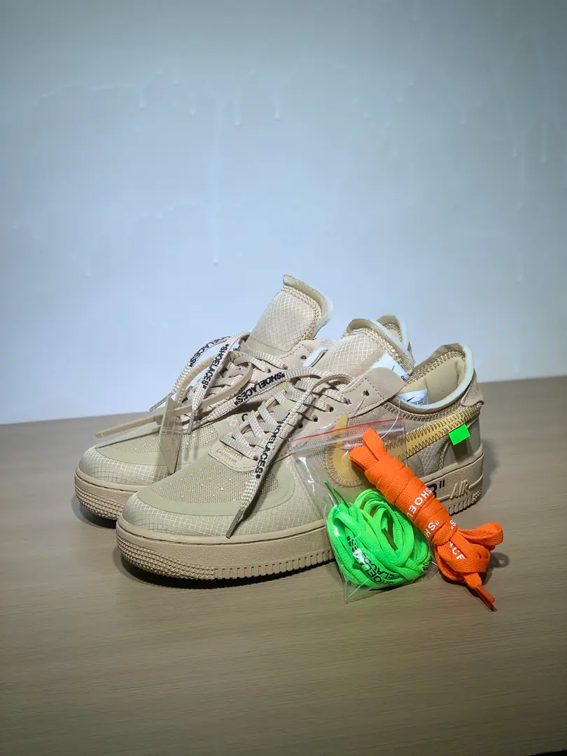 Minoru. OFF-WHITE x Nike Air Force1 LowBlack White2.0The serial money. Air Force One low-band skating leisure shoes. Same paragraph for men and women Gold. The cargo.: AO4606 Size: 36-46/Half a yards.