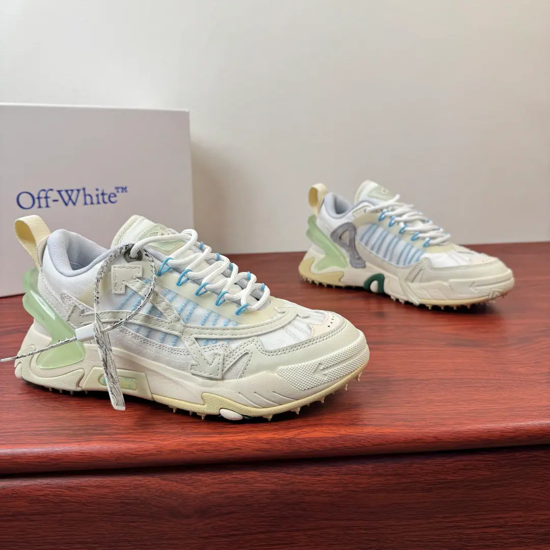 Off-White ODSY-1000Couples' sneakers are so colorful.！ The future of the ancients., Multi-material swipe of shoes., Shoes side."ODSY-1000"Marking, Backwards are transparent.TPU, The layers are full., Details are so nuanced.. Otsumi!EVAAnd rubber material, The shock is comfortable., It's always a routine or a long walk.OK!Street winds., It's a great combination of loose clothing., Fashion necessary.！Dustproof bag with original box！ Size: 36-37-38-39-40-41-42-43-44-45-46-47Skins size. The cargo.: OFFW1000 White green blue
