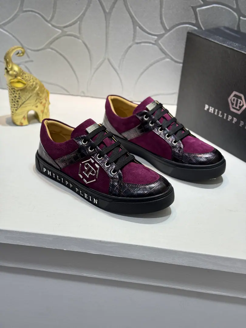 Get out of the factory.【Real value】🚀🚀PHILIPP PLEIN(Phillip Prynne.)High-end men's shoes. Official Network1:1. The shoes are skinned with cattle.➕In the sheep's skin., Original hardware accessories, New exclusive., It's a world-famous act., It's a better quality than the official one.1: 1Repeat[Colour]！You're a different person, building a fashion personality.！ You're a big boy.!Classic Size: 38-44（45Custom