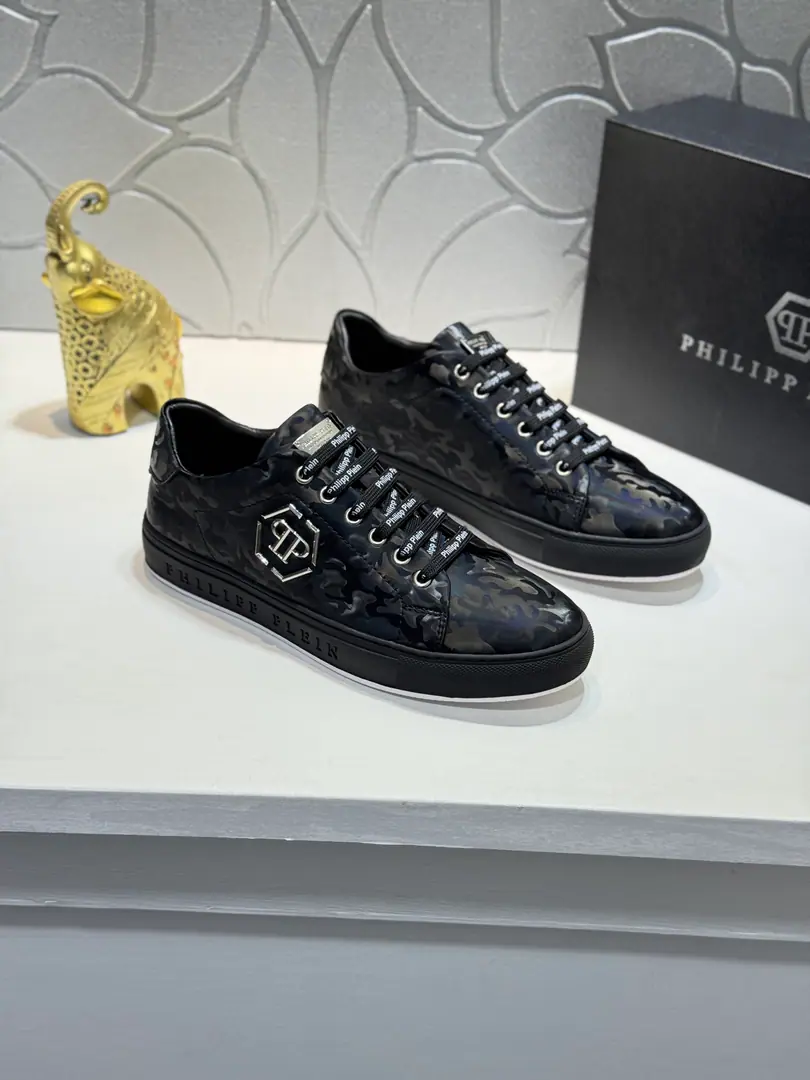 Get out of the factory.【Real value】🚀🚀PHILIPP PLEIN(Phillip Prynne.)High-end men's shoes. Official Network1:1. The shoes are skinned with cattle.➕In the sheep's skin., Original hardware accessories, New exclusive., It's a world-famous act., It's a better quality than the official one.1: 1Repeat[Colour]！You're a different person, building a fashion personality.！ You're a big boy.!Classic Size: 38-44（45Custom
