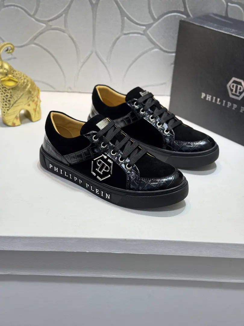 Get out of the factory.【Real value】🚀🚀PHILIPP PLEIN(Phillip Prynne.)High-end men's shoes. Official Network1:1. The shoes are skinned with cattle.➕In the sheep's skin., Original hardware accessories, New exclusive., It's a world-famous act., It's a better quality than the official one.1: 1Repeat[Colour]！You're a different person, building a fashion personality.！ You're a big boy.!Classic Size: 38-44（45Custom