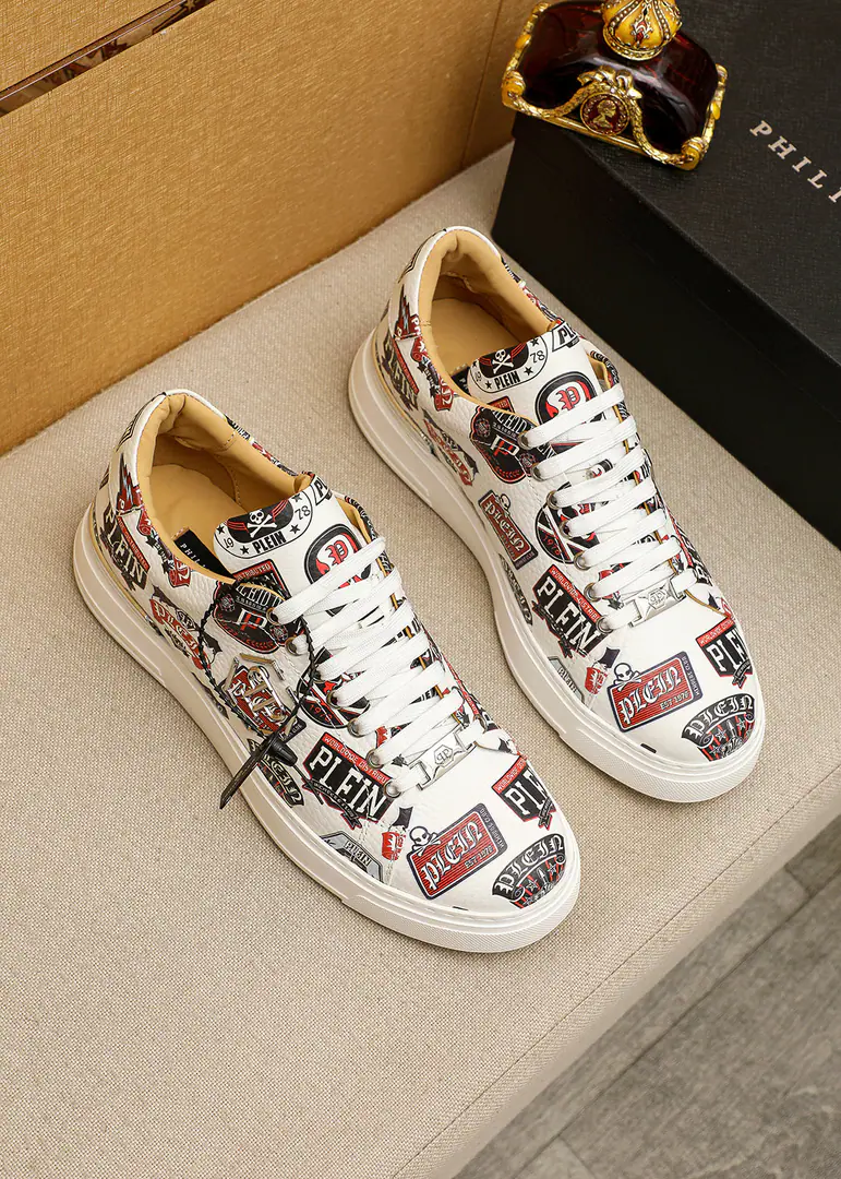 💐 Trade marks: PHILIPP PLEIN「 Philip.-Plain.」Leisure shoes. Positive code number: 39-44（45🉑️Make a reservation.) Commodity materials: The best print for a swig of cow's skin., Pioneer., Original Base Colours: 2⃣️Colour Optional