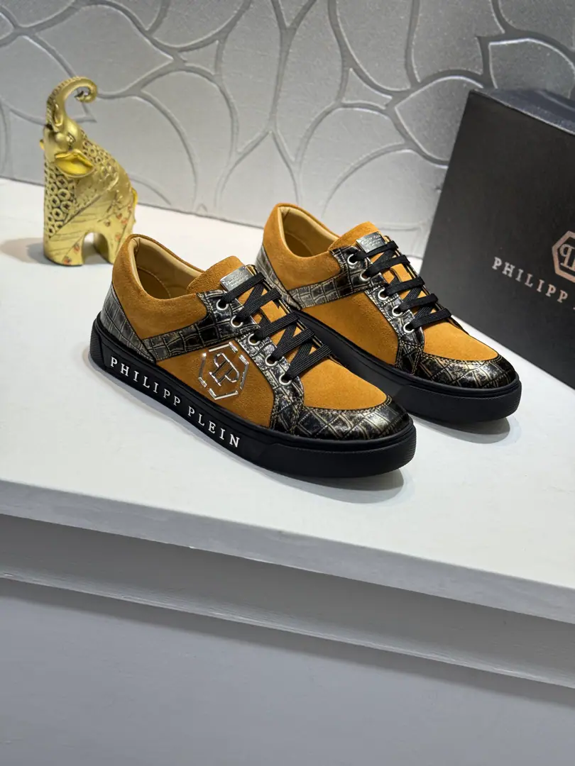 Get out of the factory.【Real value】🚀🚀PHILIPP PLEIN(Phillip Prynne.)High-end men's shoes. Official Network1:1. The shoes are skinned with cattle.➕In the sheep's skin., Original hardware accessories, New exclusive., It's a world-famous act., It's a better quality than the official one.1: 1Repeat[Colour]！You're a different person, building a fashion personality.！ You're a big boy.!Classic Size: 38-44（45Custom