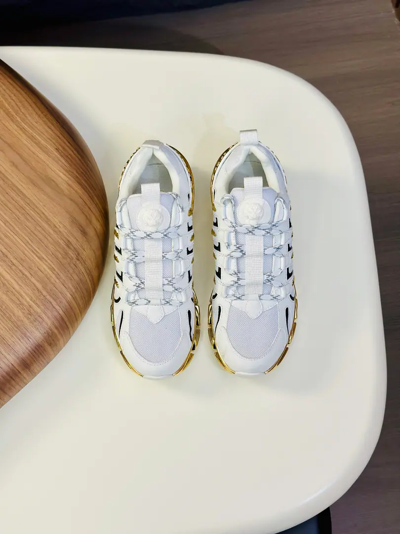 PHILIPP PLEIN-Philip.•Plain., German Tide Man Low Gang sneakers., The skin of the cow with airnets., - Brewer.. It's so nice.. It's so light., My feet are comfortable.！ Size: 39-44（38.45Do it.）