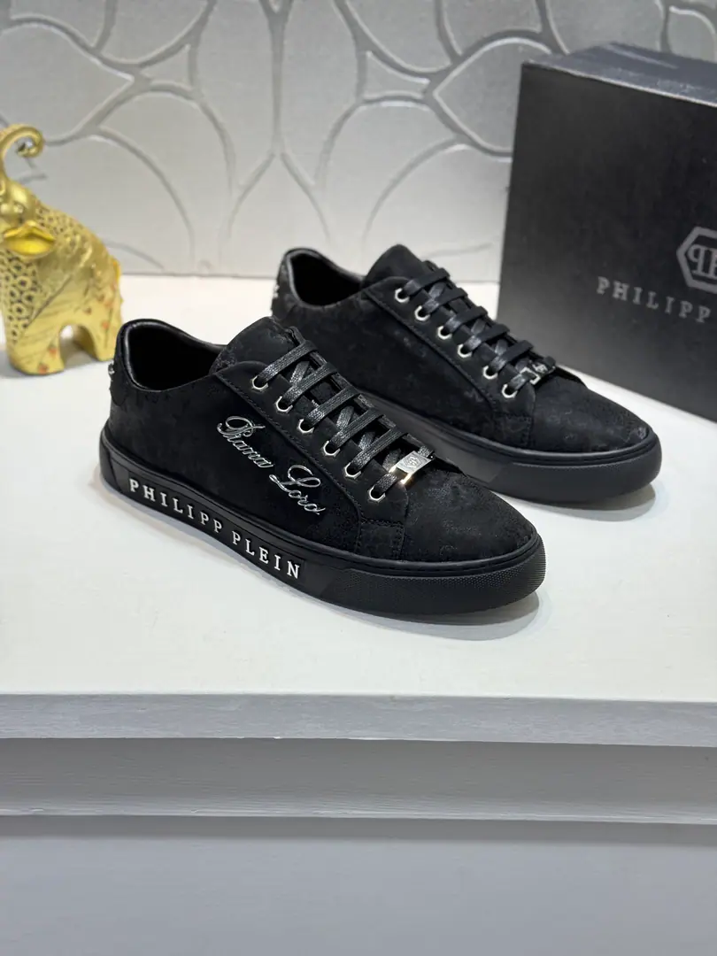 Get out of the factory.【Real value】🚀🚀PHILIPP PLEIN(Phillip Prynne.)High-end men's shoes. Official Network1:1. The shoes are skinned with cattle.➕In the sheep's skin., Original hardware accessories, New exclusive., It's a world-famous act., It's a better quality than the official one.1: 1Repeat[Colour]！You're a different person, building a fashion personality.！ You're a big boy.!Classic Size: 38-44（45Custom