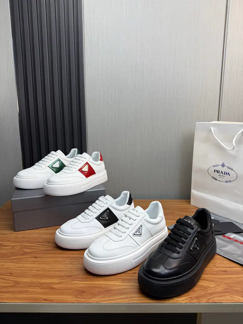 Plant 【PRAD*Prada.】The cabinet is full of shoes., Official Network1:1Production, Imported cow-coloured fabrics, In the cow's skin. The original plant is used for the original base., 38-45（45Make a no-refund order.）