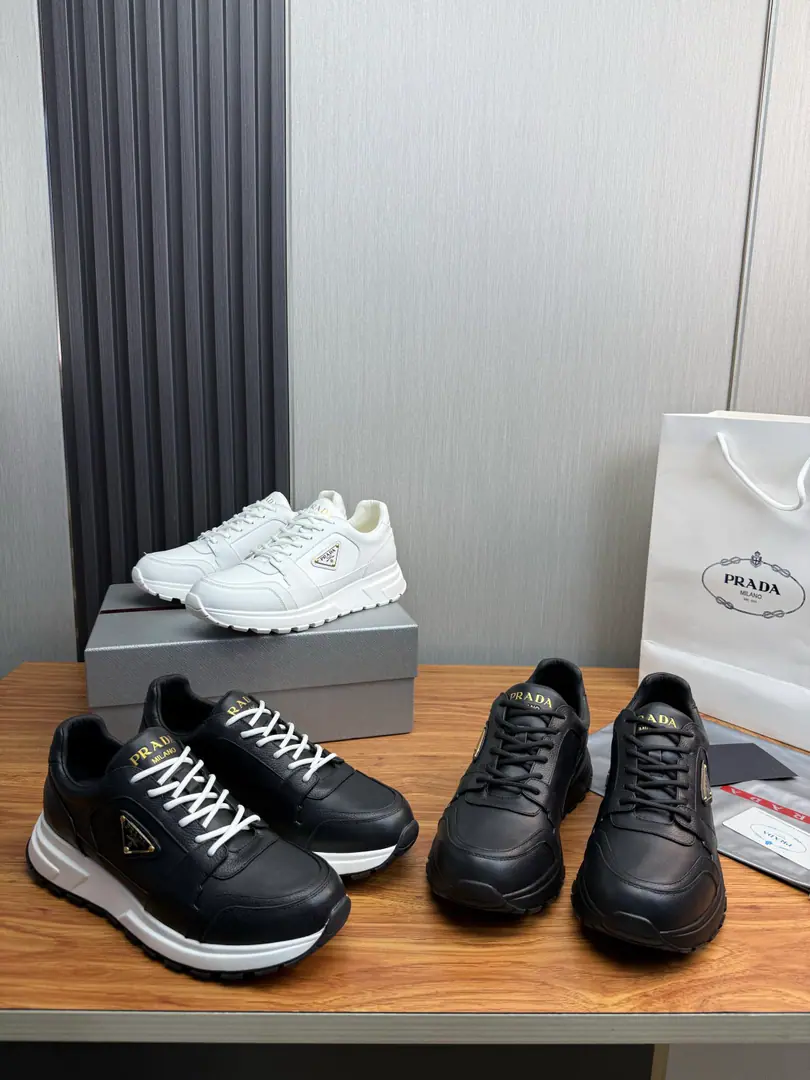Plant 【PRAD*Prada.】The cabinet is full of shoes., Official Network1:1Production, Imported cow-coloured fabrics, In the cow's skin. The original plant is used for the original base., 38-45（45Make a no-refund order.）