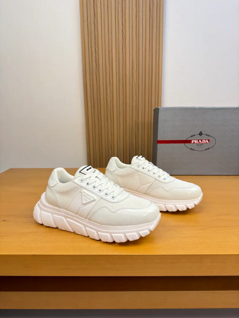 【 PRADA】Prada. High-end quality Original List·Leisure sports shoes Shoe.: 🔝Open the bouquet., The brand of high-sight sails., Shoes..Shoe tongue..The brand of the car.logoPlastic module Uchi.: Brand canvas., Foot.. Water-tied cow skin. Otsumi!: It's so light.TPUBubbles; Form Super-high-quality control.·- I'm doing a little work.: Highlight(High-end·- How expensive.·Slot) Size: 38-44（45, Make a reservation.)·PRD0195