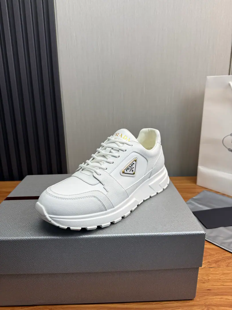 Plant 【PRAD*Prada.】The cabinet is full of shoes., Official Network1:1Production, Imported cow-coloured fabrics, In the cow's skin. The original plant is used for the original base., 38-45（45Make a no-refund order.）