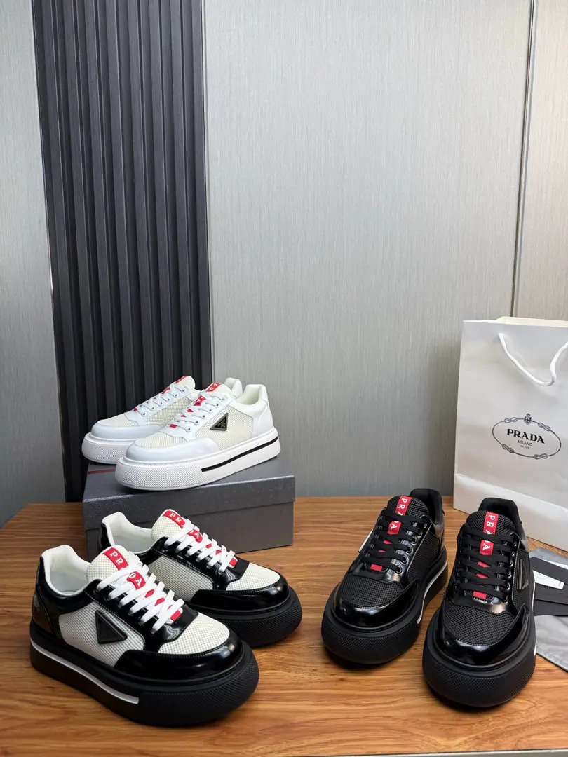 Plant 【PRAD*Prada.】The cabinet is full of shoes., Official Network1:1Production, Imported cow-coloured fabrics, In the cow's skin. The original plant is used for the original base., 38-45（45Make a no-refund order.）