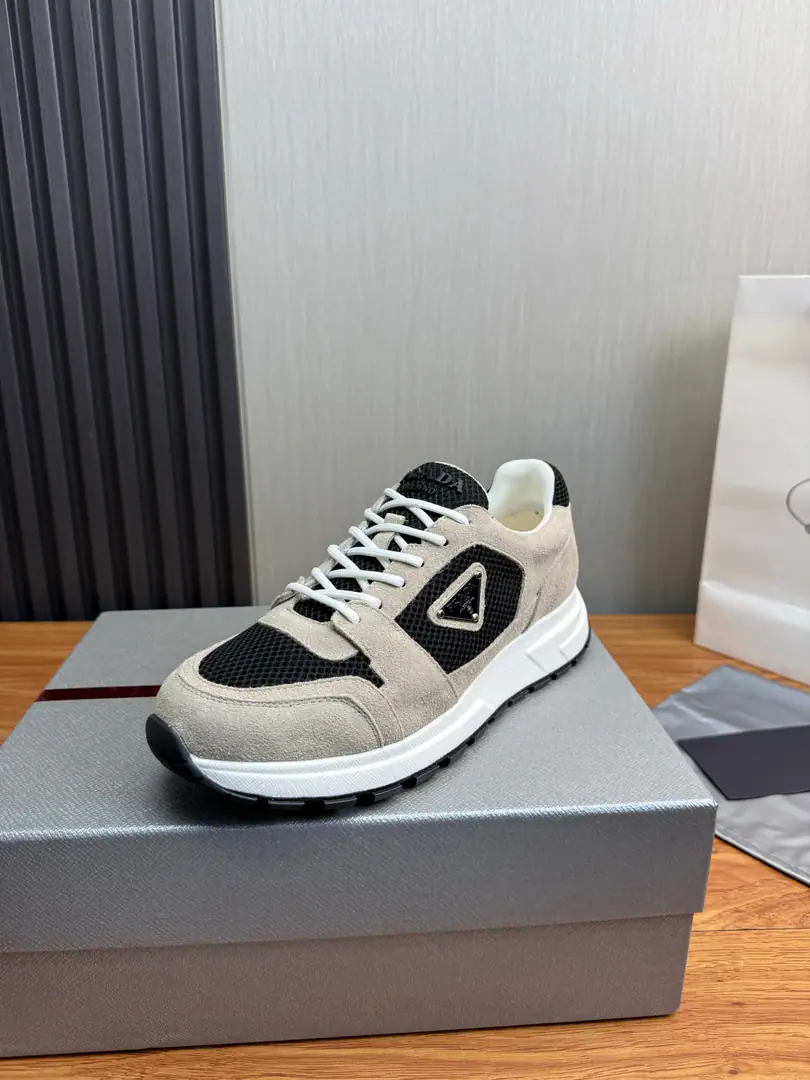 Plant 【PRAD*Prada.】The cabinet is full of shoes., Official Network1:1Production, Imported cow-coloured fabrics, In the cow's skin. The original plant is used for the original base., 38-45（45Make a no-refund order.）