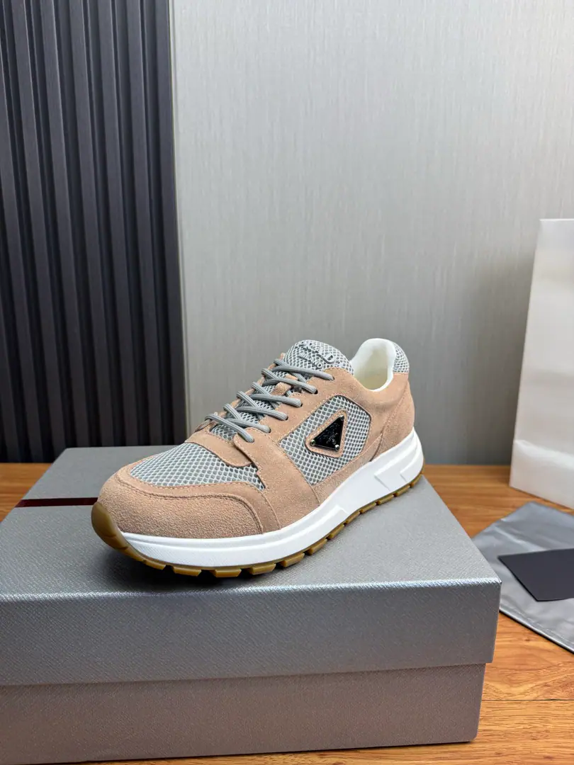 Plant 【PRAD*Prada.】The cabinet is full of shoes., Official Network1:1Production, Imported cow-coloured fabrics, In the cow's skin. The original plant is used for the original base., 38-45（45Make a no-refund order.）