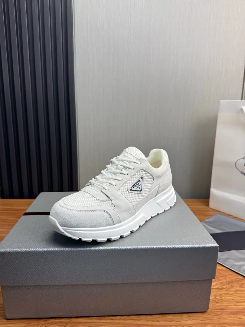 Plant 【PRAD*Prada.】The cabinet is full of shoes., Official Network1:1Production, Imported cow-coloured fabrics, In the cow's skin. The original plant is used for the original base., 38-45（45Make a no-refund order.）