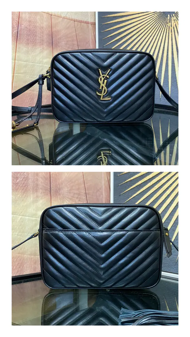 🆕New version（Put it in the back.） LOUImporting a cattle camera bag., I'll buy the original., - It's a hardware.logoIt's special.！Very fine.！A modifiable shoulder belt with a fashion-stylish hanger.！100% calf skin., In the linoleum.！Attach an intabulation bag！Very useful atmosphere.！ Model: 715232 Dimensions: 23x16x6cm